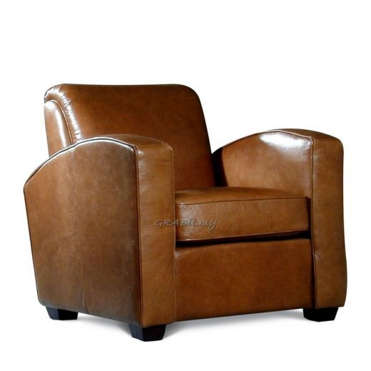 Boston Armchair - Full Leather