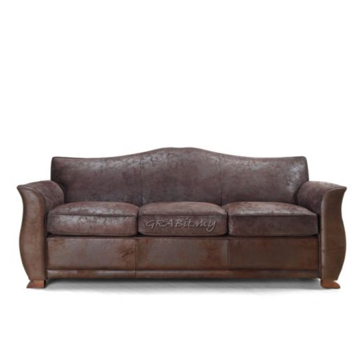 Abbyson Sofa (3 Seater) - Full Leather