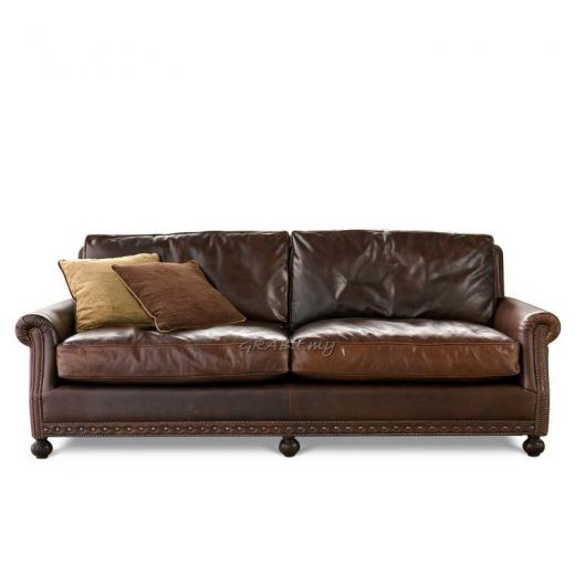 Alfred (2/3 Seater) Full Leather Sofa OUT OF STOCK*
