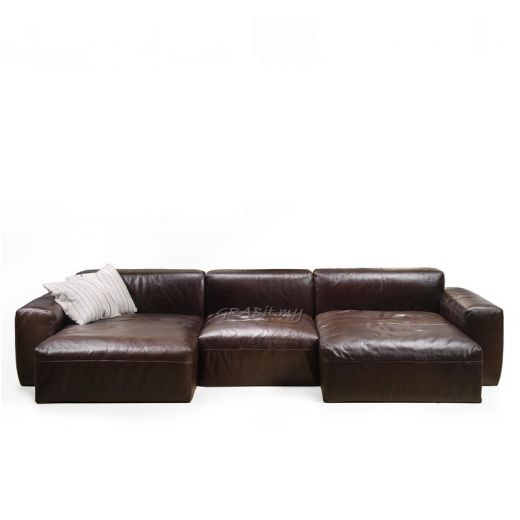 Madigon Full Leather Day Bed OUT OF STOCK*