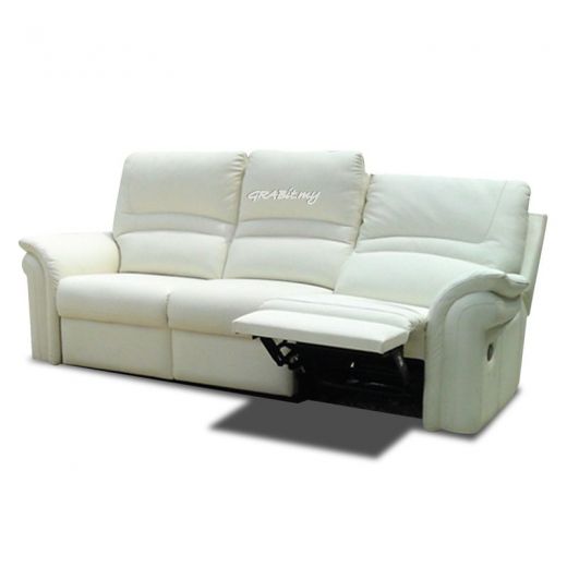 Bianco Recliner Sofa PVC