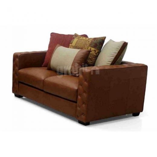 Hades  (1/2/3 Seater) Full Leather Sofa 