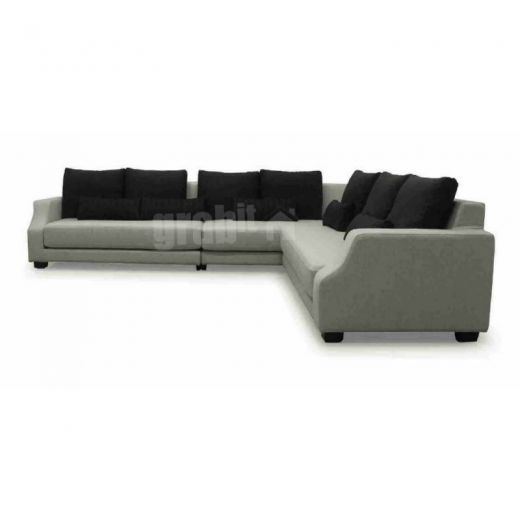 Malvolio L-Shape Fabric Sofa