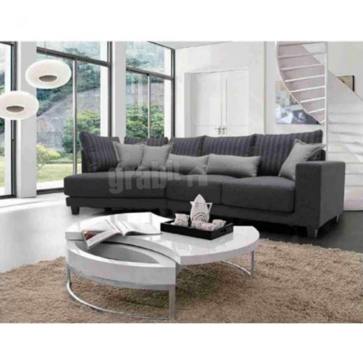 Eloisa L-Shape Fabric Sofa