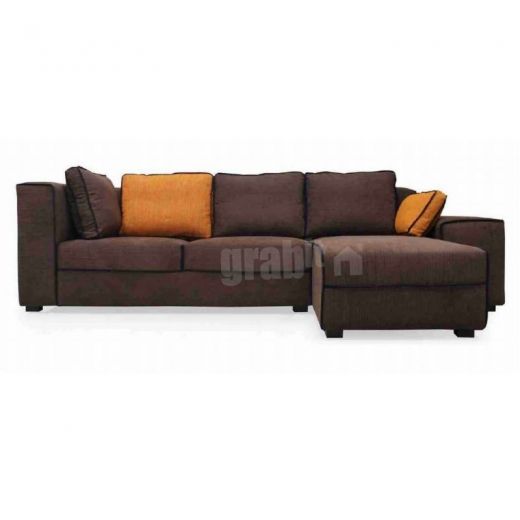 Questor Fabric L-Shape Sofa