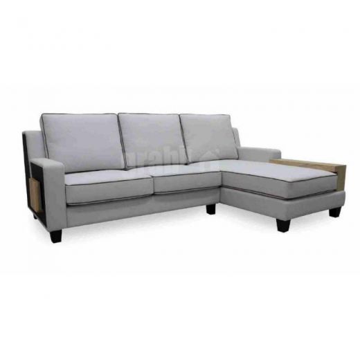 Dinah L-Shape Fabric Sofa