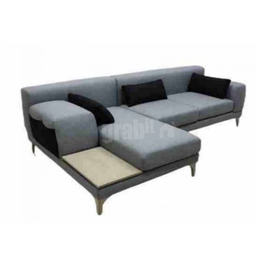 Minerva L-Shape Fabric Sofa