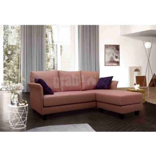 Padma L-Shape Fabric Sofa