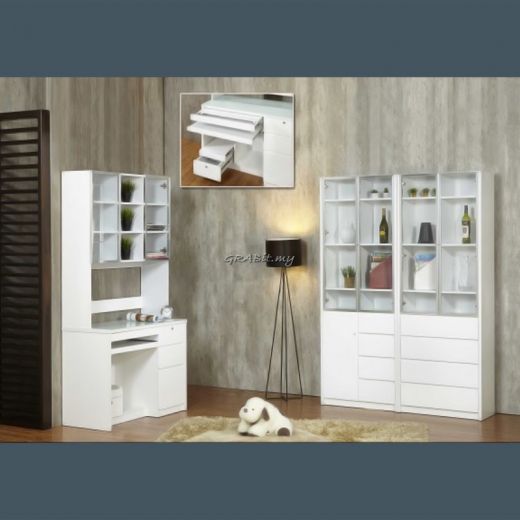Donn Book Case With 2 Doors & Computer Desk With Top OUT OF STOCK*