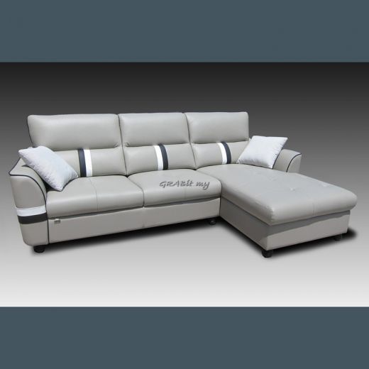 Spileto (L-Shape) Full Leather Sofa