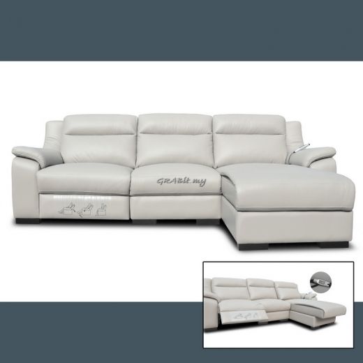 Sigfreda (L-Shape) Full Leather Sofa