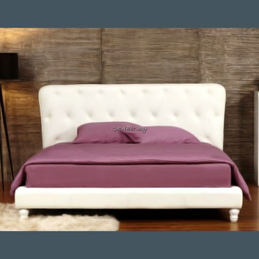 Wayne Full Leather Bed (Q/K) OUT OF STOCK
