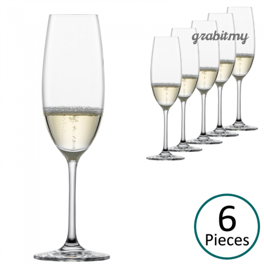 SCHOTT ZWIESEL (CRYSTAL) IVENTO CHAMPAGNE - SET OF 6