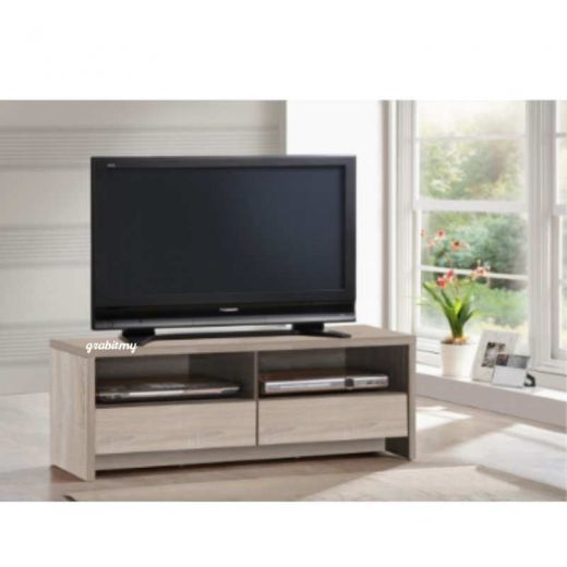 Modern White Oak 4 TV Cabinet