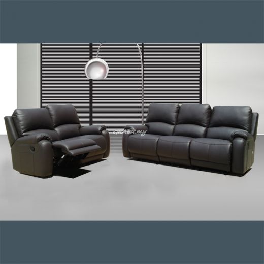 Nero Recliner Sofa Full Leather