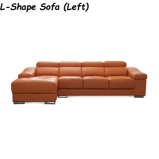 Maximus (L-Shape) Full Leather Sofa