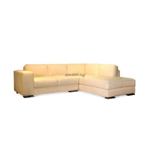 Mega (L-Shape) Full Leather Sofa