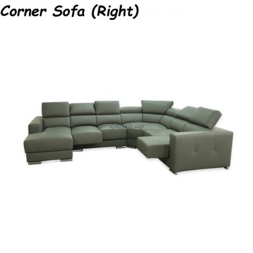 Sensational (L-shape) Full Leather Sofa