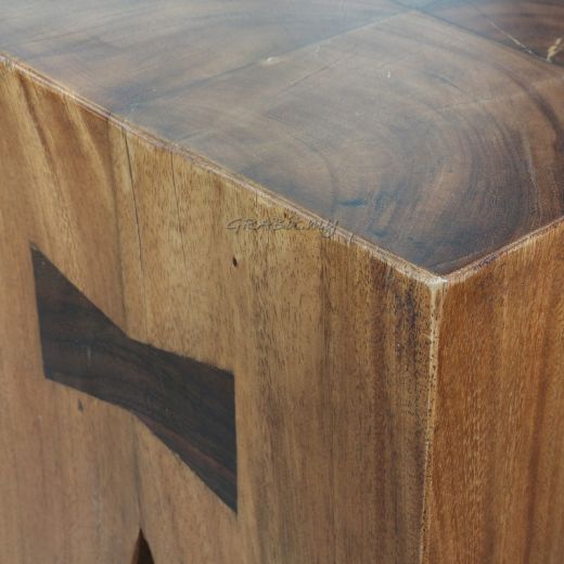 Rain Tree Square Stool OUT OF STOCK*