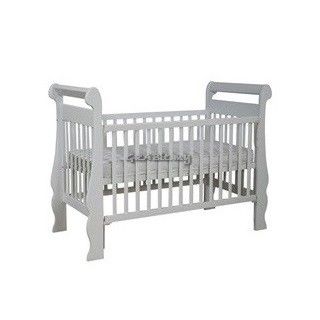 Dion 4 in 1 Babycot - White (inclusive Mattress)