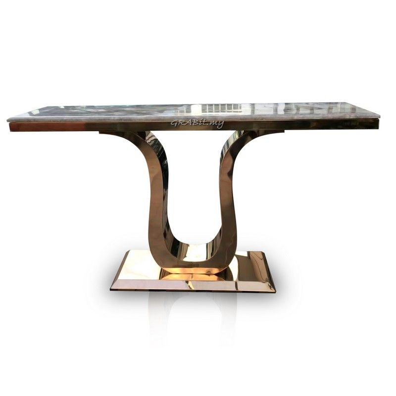 Jessica Console Table (Rose Gold)