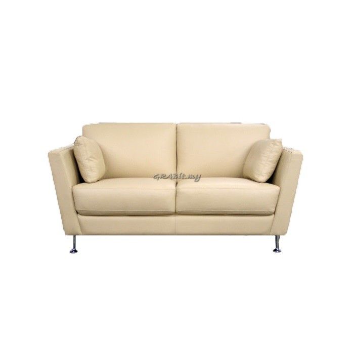 George Full Leather Sofa, Two Tone Leather Couches