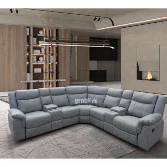 Mareike Corner Sofa With Manual Recliner